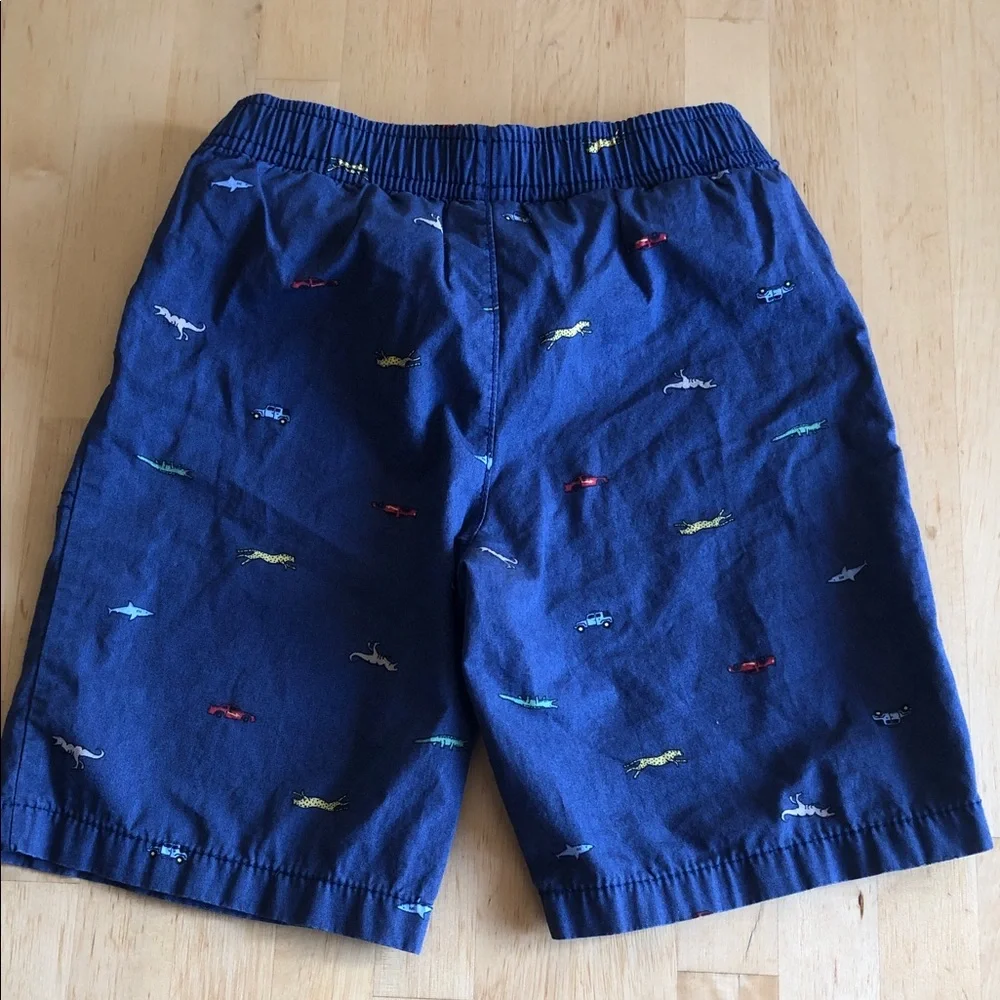 Blue Kids' Shorts with Embroidered‎ Animals Carter’s 5t